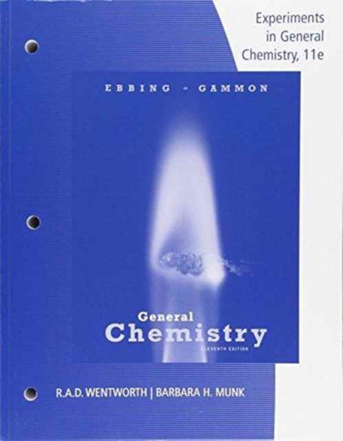 Book cover of: Lab Manual Experiments in General Chemistry. By: Darrell Ebbing