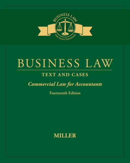 Book cover of: Business Law. By: Roger Miller