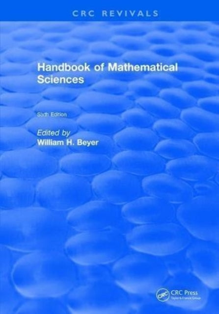Book cover of: Handbook of Mathematical Science. By: William H. Beyer