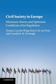 Book cover of: Civil Society in Europe. By: Tymen van der Ploeg