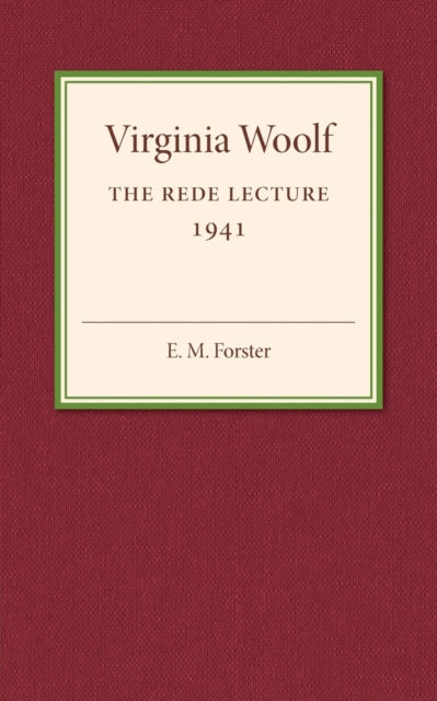 Book cover of: Virginia Woolf. By: Edward Morgan Forster