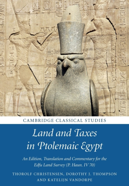 Book cover of: Land and Taxes in Ptolemaic Egypt. By: Thorolf Christensen