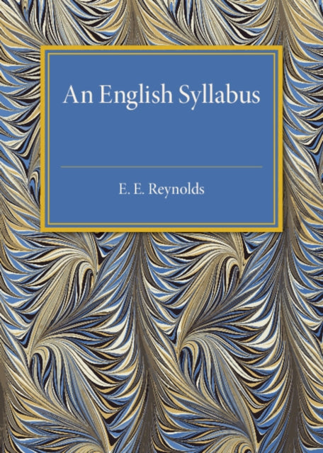 Book cover of: English Syllabus. By: E. E. Reynolds
