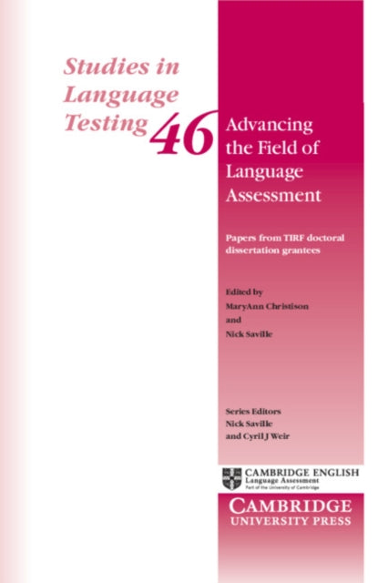 Book cover of: Advancing the Field of Language Assessment. By: MaryAnn Christison