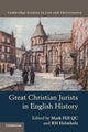 Book cover of: Great Christian Jurists in English History. By: Mark Hill