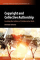 Book cover of: Copyright and Collective Authorship. By: Daniela Simone