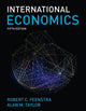 Book cover of: International Economics. By: Robert Feenstra