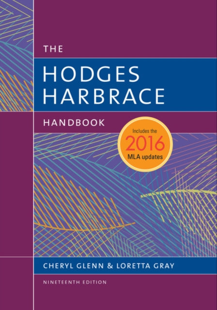 Book cover of: Hodges Harbrace Handbook, 2016 MLA Update. By: Cheryl Glenn