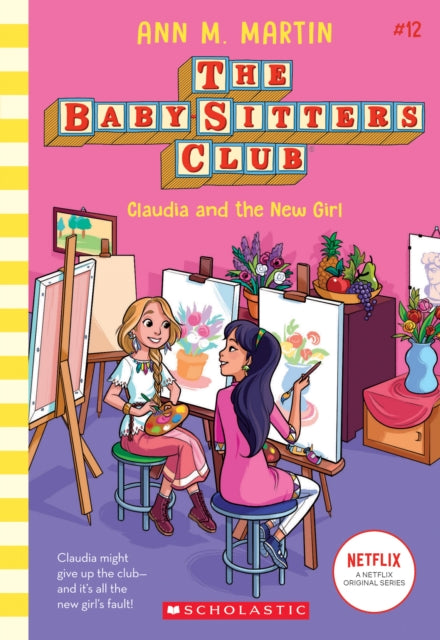Book cover of: Babysitters Club #12: Claudia and the New Girl (b&w). By: Ann M. Martin