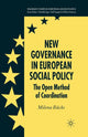 Book cover of: New Governance in European Social Policy. By: Milena Büchs
