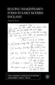 Book cover of: Reading Shakespeare’s Poems in Early Modern England. By: S. Roberts