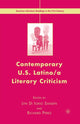 Book cover of: Contemporary U.S. Latino/ A Literary Criticism. By: L. Sandin