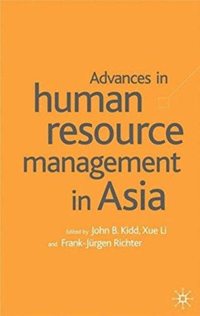 Book cover of: Advances in Human Resource Management in Asia. By: P. Banerjee