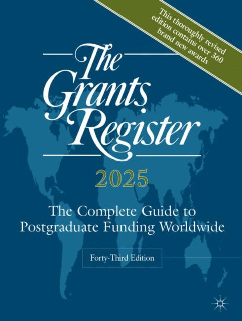 Book cover of: Grants Register 2025. By: Palgrave Palgrave Macmillan