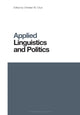 Book cover of: Applied Linguistics and Politics. By: Christian W. Chun