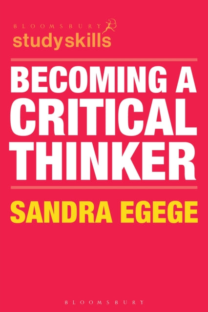 Book cover of: Becoming a Critical Thinker. By: S. Egege
