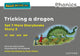 Book cover of: Read Write Inc. Phonics: Tricking a dragon (Grey Set 7A Storybook 2)