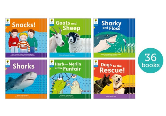 Book cover of: Oxford Reading Tree: Floppy's Phonics Decoding Practice: Oxford Level 3: Class Pack of 36. By: Paul Shipton
