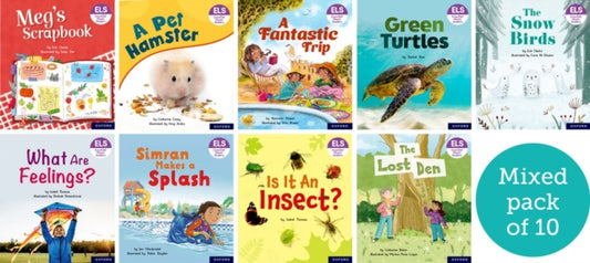 Book cover of: Essential Letters and Sounds: Essential Phonic Readers: Oxford Reading Level 4-5: Mixed Pack of 10. By: Oxford Editor