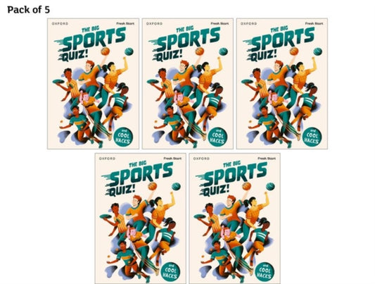 Book cover of: Read Write Inc. Fresh Start Readers: Book 5: The Big Sports Quiz! & Cool Hacks - Pack of 5. By: Ruth Miskin