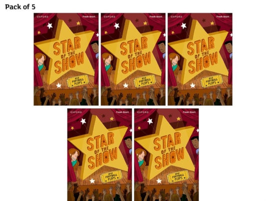Book cover of: Read Write Inc. Fresh Start Readers: Book 6: Star of the Show & Football Flops - Pack of 5. By: Ruth Miskin