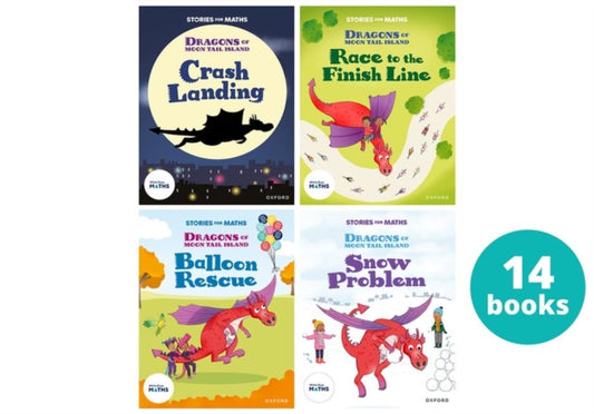 Book cover of: Stories for Maths: KS1: Dragons of Moontail Island (14 book pack). By: Jo Cotterill