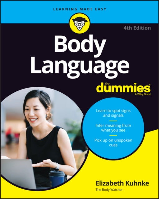 Book cover of: Body Language For Dummies. By: Elizabeth Kuhnke