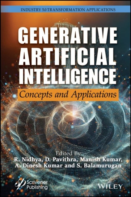 Book cover of: Generative Artificial Intelligence. By: R. Nidhya