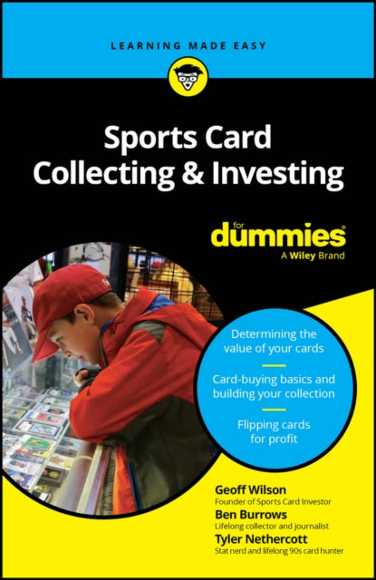 Book cover of: Sports Card Collecting & Investing For Dummies. By: Geoff Wilson