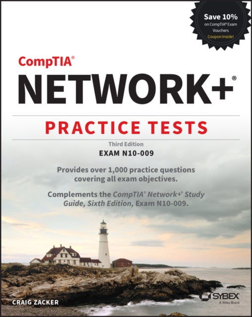 Book cover of: CompTIA Network+ Practice Tests. By: Craig Zacker