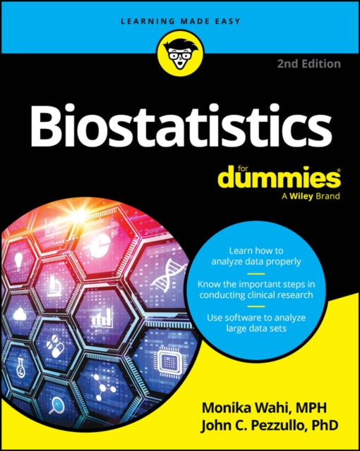 Book cover of: Biostatistics For Dummies. By: Monika Wahi