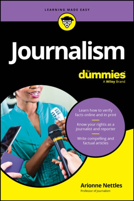 Book cover of: Journalism For Dummies. By: Arionne Nettles