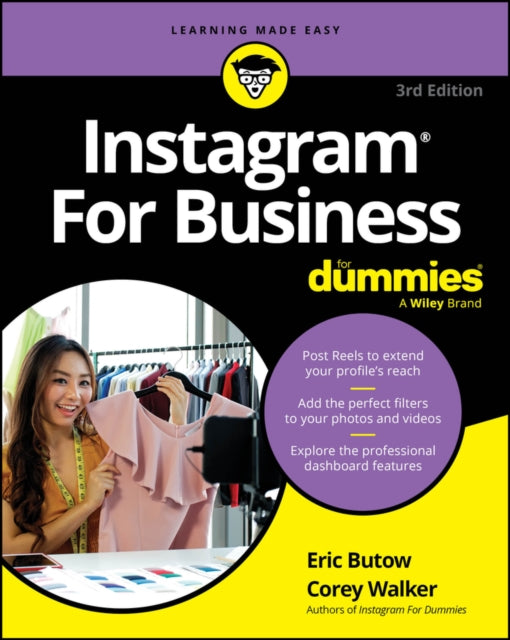 Book cover of: Instagram For Business For Dummies. By: Jenn Herman