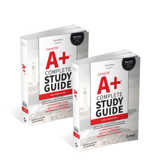 Book cover of: CompTIA A+ Complete Study Guide, 2-Volume Set. By: Quentin Docter