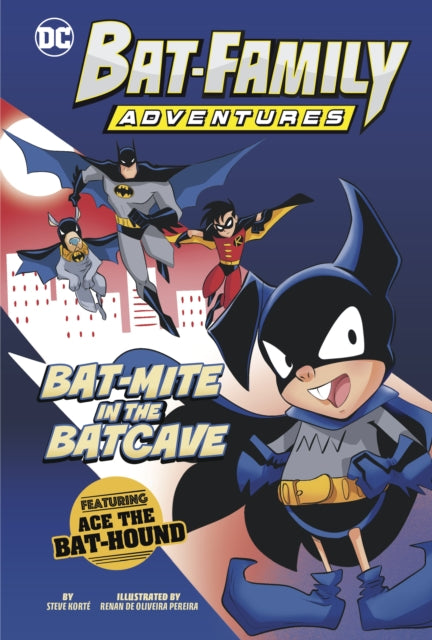 Book cover of: Bat-Mite in the Batcave. By: Steve Korté
