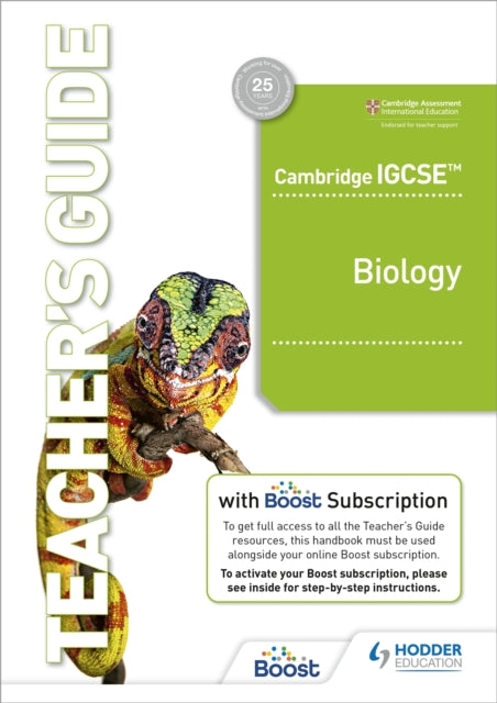 Book cover of: Cambridge IGCSE™ Biology Teacher's Guide with Boost Subscription. By: Margaret Royal