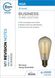 Book cover of: My Revision Notes: AQA A-level Business: Third Edition. By: Neil James
