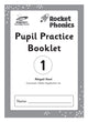 Book cover of: Reading Planet: Rocket Phonics – Pupil Practice Booklet 1. By: Abigail Steel