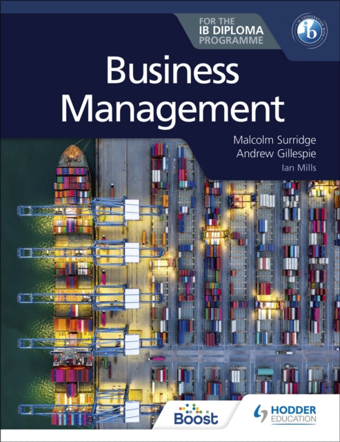 Book cover of: Business Management for the IB Diploma. By: Malcolm Surridge