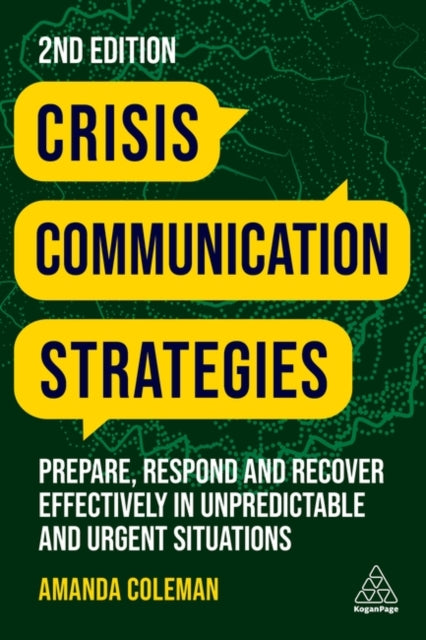 Book cover of: Crisis Communication Strategies. By: Amanda Coleman
