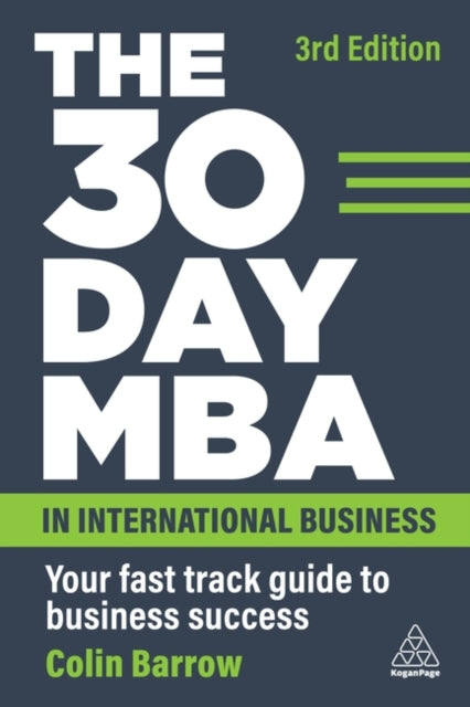Book cover of: 30 Day MBA in International Business. By: Colin Barrow