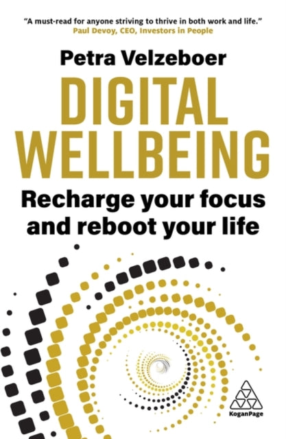 Book cover of: Digital Wellbeing. By: Petra Velzeboer