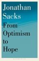 Book cover of: From Optimism to Hope. By: Jonathan Sacks