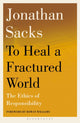 Book cover of: To Heal a Fractured World. By: Jonathan Sacks