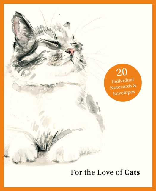 Book cover of: For the Love of Cats: 20 Individual Notecards and Envelopes. By: Sarah Maycock