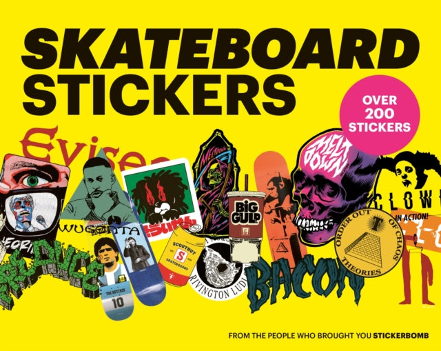 Book cover of: Skateboard Stickers. By: Stickerbomb