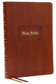 Book cover of: KJV Holy Bible: Giant Print Thinline Bible, Tan Leathersoft, Red Letter, Comfort Print: King James Version (Vintage Series). By: Zondervan Publishing Company