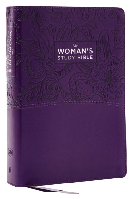 Book cover of: KJV, The Woman's Study Bible, Purple Leathersoft, Red Letter, Full-Color Edition, Comfort Print (Thumb Indexed). By: Dorothy Kelley Patterson