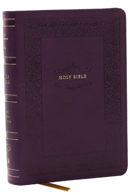 Book cover of: KJV Holy Bible: Compact with 43,000 Cross References, Purple Leathersoft, Red Letter, Comfort Print: King James Version. By: Zondervan Publishing Company