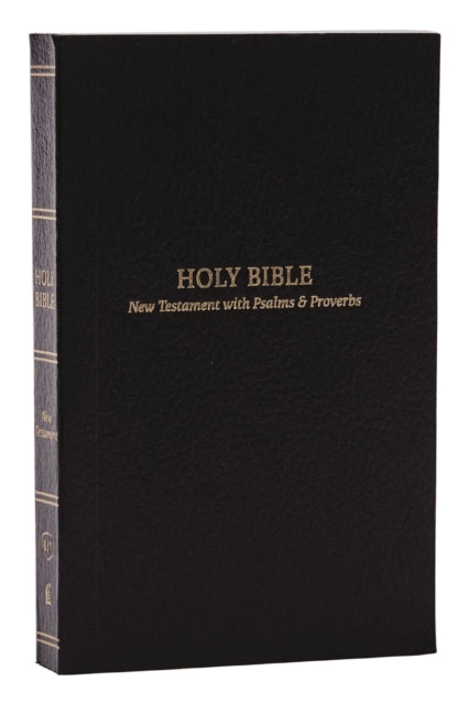 KJV Holy Bible: Pocket New Testament with Psalms and Proverbs, Black Softcover, Red Letter, Comfort Print: King James Version 9781400334810 Zondervan